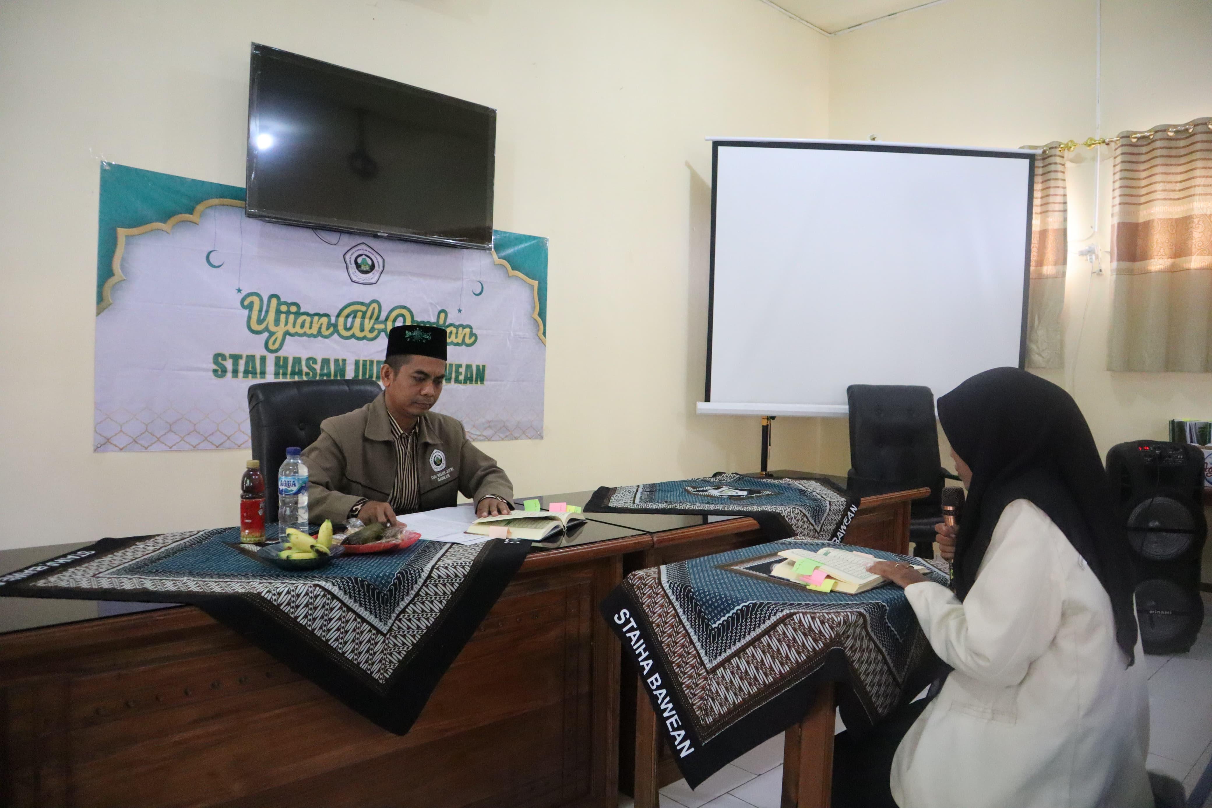 STAIHA BAwean Gelar Ujian Baca Alqur'an sebagai Syarat Bisa Ujian Skripsi